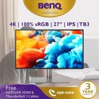 ราคา BenQ PD2725U 27นิ้ว 4K 100 sRGB Thunderbolt 3 Graphic Design Monitor จอคอมงานกราฟฟิค จอมอนิเตอร์ 4k 27นิ้ว (12136475388)