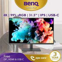 ราคา BenQ PD3205U 31 5นิ้ว 4K HDR10 IPS 99 sRGB USB C Graphic Design Monitor จอคอมงานกราฟฟิค จอมอนิเตอร์ 4k 32นิ้ว (15330837508)