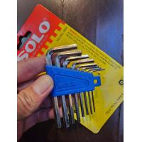 ราคา SOLO ชุดประแจหกเหลี่ยม กุญแจหกเหลี่ยม 8ตัว รุ่น 901 หกเหลี่ยม 10ตัว รุ่น 902 (17684933728)