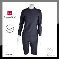 ราคา มี S XL ชุดว่ายน้ำสีดำ แขนยาว กางเกงขายาวประมาณเข่า เนื้อผ้าดี คุณภาพแบรนด์ bsc streamline (18886335974)