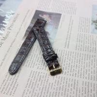 ราคา สายนาฬิกาหนังจระเข้แท้ งานมือ ไซร์ 18 mm ส่วนท้องไผ่เล็ก Genuine leather crocodile แถมสปริง รับประกันสินค้า ไม่แท้ยิน (19507500744)