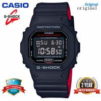 ราคา พร้อมสต็อก ต้นฉบับG Shock DW5600ผู้ชายนาฬิกากีฬาจอแสดงผลแอลอีดี200เมตรกันน้ำและกันกระแทกเวลาโลกLEDไฟเปิดปิดอัตโนมัติกีฬาสแควร์นาฬิกาข้อมือDW5600HR 1สีดำสีแดง (5146864115)
