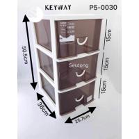 ราคา Keyway ตู้ลิ้นชักใส่รองเท้าAll In One 3 ชั้นรุ่น P5 0030 (10344686298)