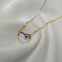 ราคา ZN สร้อยคอแบรนด์ Chanel หัวใจสีขาวแต่งโลโก้ ชาแนล น่ารักมินิมอล เครื่องประดับประจำวัน ผู้หญิง (17703201524)