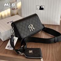 ราคา MLB ของแท้ กระเป๋าผู้หญิงแฟชั่น NY Cross body กระเป๋ากล้อง Square bag เข้ากันได้ดี กระเป๋าสตางค์ (20591295954)