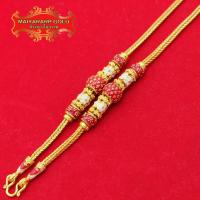 ราคา Maiyararp สร้อยคอลงยา หนัก 1 บาท ชุบเศษทองเยาวราช เหมือนแท้ 100 งานเคลือบแก้ว สร้อยทอง ทองโคลนนิ่ง ทองชุบ ทองปลอม ทองเคลือบแก้ว (7171672494)