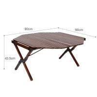 ราคา SOTIAY โต๊ะไม้แบบม้วน โต๊ะแคมป์ปิ้งพับได้ โต๊ะแคมป์ปิ้งแบบพกพา โต๊ะไม้outdoor พับเก็บง่าย ทรงแปดเหลี่ยม (19832246896)