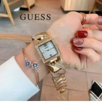 ราคา นาฬิกา นาฬิกาข้อมือGuessพร้อมกล่องแบรนด์ สายเลส สวยหรู สินค้าตรงตามภาพ 100 มี 2 แบบ ให้เลือก (17454393097)