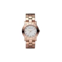 ราคา นาฬิกาข้อมือผู้หญิง MARC JACOBS Amy White Dial Rose Gold Tone Stainless Steel Ladies Watch MBM3077 (779614498)