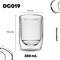 ราคา แก้วน้ำสองชั้น Double Wall Glass แก้ว แก้วน้ำ ขนาด 80 400ml แก้ว2ชั้น มีผนัง2ชั้น ดีไซน์สวย แก้วมินิมอล แข็งแรง แก้ว ชา กาแฟ ทนความร้อนและเย็น (20358296512)