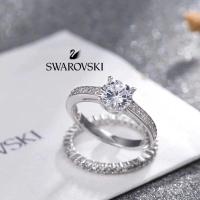 ราคา พร้อมส่ง Swaroแท้แบบใหม่แหวน 2021 สวารอฟสกี้แท้แท้ 100 (19929873539)