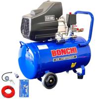 ราคา BONCHIปั๊มลม ถังลม ปั๊มลมโรตารี่ 50 ลิตร 3 แรงม้ารุ่นBC 50L อุปกรณ์ 4 อย่าง (20546993799)