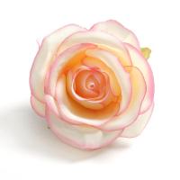 ราคา 1 Pc หัวดอกไม้ปลอมดอกกุหลาบดอกไม้ผ้าไหมสำหรับตกแต่งบ้านงานแต่งงานประดิษฐ์ดอกไม้ปลอม DIY มาลัยพวงมาลา (19339302617)