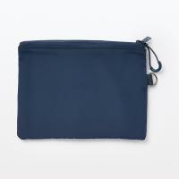 ราคา มูจิ กระเป๋าซิปใส่ของอเนกประสงค์ M MUJI Polyester Two Zipper Case M 13 5 x 19 cm (20692686297)