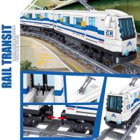 ราคา ชุดของเล่นตัวต่อเลโก้รถไฟ รถไฟเมือง ทางไกล คลาสสิก ของขวัญสําหรับเด็ก (20265824756)
