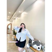 ราคา เชิ้ตแขนยาวสาวอวบอ้วนน่ารัก (20586336724)