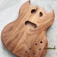 ราคา DIY Guitar บอดี้ คอ กีตาร์ ทรง SG Set Neck (20546238623)