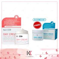 ราคา ดร สมชาย เดย์ครีม 40g แถมฟรี ดร สมชาย ไนท์ครีม 40g (18624379244)