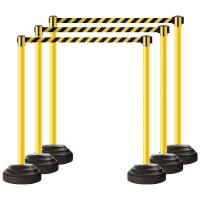 ราคา 300 ซม พีวีซี เสากั้นทางเดินดึงกลับ เสากั้นคิว หดได้ 3 เมตร สีเหลือง เสากั้นบริเขต เสากั้นทางเดิน เสาคิว เสากั้นคิว (20300216191)