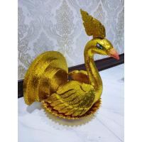 ราคา หงส์ นกยูงโฟมแบบกากเพชรงานละเอียดงานเกรดA ตัวเปล่าไม่มีไม้สำหรับพุ่มผ้าป่า พุ่มกฐินงานสวยค่ะ (7923915191)