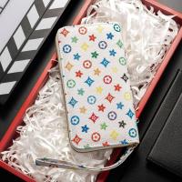 ราคา กระเป๋าสตางค์ใบยาว มีช่องใส่เหรียญ มีสายคล้องมือ พร้อมส่ง YG753 (16426271522)