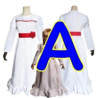 ราคา 7C116 ชุดเด็ก ชุดผี ชุดแอนนาเบลล์ ชุดตุ๊กตาผี แอนนาเบลล์ ตุ๊กตาผี Dress for Children Annabelle Suit The Conjuring Ghost Halloween Costume Movie Party Cosplay Fancy Outfit (4184958052)