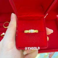 ราคา แหวนทอง1สลึง YHGOLD งานฝังพลอย ทองคำแท้96 5 (20621991084)