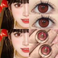 ราคา คอนแทคเลนส์สีแดง แต่งหน้าcosplay แต่งหน้าฮาโลวีน (20457616700)