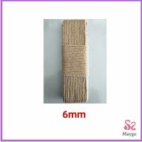 ราคา Maygo หลายสีและขนาด สามารถรวมกันได้ตามใจชอบ เชือกป่าน เชือกกระสอบฝนเล็บแมว หรือสำหรับตกแต่งDIY เชือกเส้นใหญ่หนา hemp rope (20053826185)