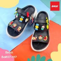 ราคา Baoji รองเท้าแตะส้นสูง รัดส้น สูง 3 นิ้ว รุ่น BO037 117 ลิขสิทธิ์แท้ 35 40 (16100161150)