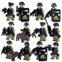 ราคา เลโก้ทหารตำรวจหน่วยรบพิเศษ ชุด12ตัว พร้อมอาวุษเสื้อเกราะ lego SWAT (15564365621)