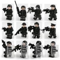 ราคา เลโก้ทหารตำรวจหน่วยรบพิเศษ ชุด12ตัว พร้อมอาวุษเสื้อเกราะ lego SWAT (15564365618)