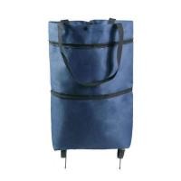 ราคา กระเป่าผ้า Shopping มีล้อลาก ถุงผ้าแฟชั่นลดโลกร้อน ถุงผ้าพับได้สีใสสดใส สินค้าใหม่ พร้อมส่ง (14543201301)