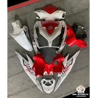 ราคา ชุดสี Honda Click125i สีขาวแดง งานเทียม ฮอนด้าคลิก125i สีขาวแดง (13569765075)