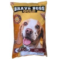 ราคา Bravo Boss Gold อาหารสุนัข แสนอร่อย โปรตีนสูง 20 ถุง 1kg และ 10 kg (20497458584)