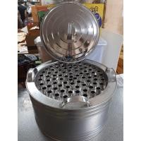 ราคา ถังไอติม หลอด 80 หลอด พร้อมฝาปิด งานช่างฝีมือคนไทย วัสดุสแตนเลส เครื่องทำไอติมหลอด ถังไอติม ที่ทำไอติม 1 ถัง (5166042640)