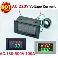 ราคา วัดโวลท์ ดิจิตอลมัลติมิเตอร์ AC 130 500 V 100A Voltmeter digital วัดโวลต์ มิเตอร์วัดไฟดิจิตอล (7609568132)