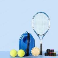 ราคา ouding ไม้ปิงปองสำหรับฝึกซ้อมเล่นเทนนิสเดี่ยวพร้อมลูกเสียงตอบกลับและสายยืดเพื่อการฝึกซ้อมด้วยตนเองสำหรับเด็กที่เริ่มเล่นเทนนิส (19394219905)