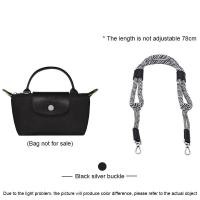 ราคา สายกระเป๋าสำหรับกระเป๋าขนาดเล็ก Longchamp เชือกสายรัดแบบปรับได้เจาะ Tali Bahu 78ซม ได้อย่างอิสระ (19955171247)