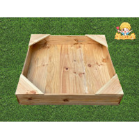 ราคา กระบะทราย 80x80x10cm มีพื้น จิ๋วน้องเล็กชอบมาก กระบะเด็ก กระบะไม้ กระบะทราย กระบะ กระบะทรายเด็ก (20626926564)