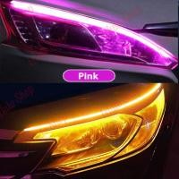 ราคา 2ชิ้น ไฟเดย์ไลท์ led 12Vไฟหน้ารถยนต์ DRLรถสัญญาณเลี้ยว ไฟเปไฟเดย์ไลท์ ledไฟเดย์ไลท์ 2สีไฟเลี้ยวรถยนต์ มีหลายสีให้เลือก (18041640496)