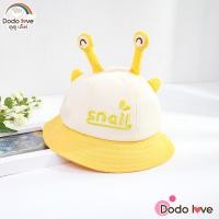 ราคา DODOLOVE หมวกบักเก็ตเด็กลายหอยทาก หมวกเด็ก ใส่ได้ทั้งหญิงและชาย (20622587885)