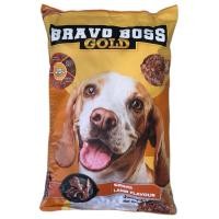 ราคา Bravo Boss Gold อาหารสุนัข แสนอร่อย โปรตีนสูง 20 ถุง 1kg และ 10 kg (20497458582)