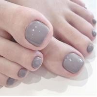 ราคา มีกาว เล็บปลอม24ชิ้นพร้อมกาวชุด24เล็บปลอมเล็บเท้าเล็บปลอม DIY (20051614083)