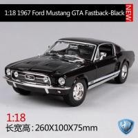 ราคา โมเดลรถ 1 18 1967 Ford Mustang GTA fastblack Maisto (12498174549)