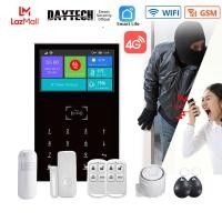 ราคา DAYTECH กันขโมยบ้าน ชุดสัญญาณ กันขโมย 4Gสัญญาณกันขโมย Tuya App Wifi GSM Home Alarm System พร้อม Motion Sensor สัญญาณกันขโมย TA06 (20454581683)