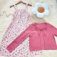 ราคา ส่งฟรี New เดรสพร้อมเสื้อคลุม แบบยาววว (20249791930)