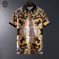 ราคา 1 29 hot sale versace printed polo lapel short sleeved polo shirt versace tops tshirt boy cloth wear cotton t shirt (19874873929)