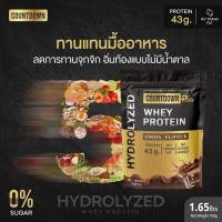 ราคา COUNTDOWN Whey Protein Hydrolyzed เคาท์ดาวน์ เวย์โปรตีน ไฮโดรไลซ์ รสโกโก้ โปรตีนสูง 43g แพ้นมวัวทานได้ 750g (18502308624)