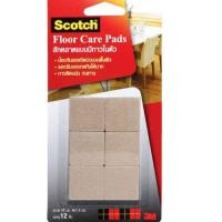 ราคา 3M Scotchสักหลาด มีกาวในตัว แบบเหลี่ยม 28MM หนา 5M บรรจุ 12 ชิ้น (16160610852)